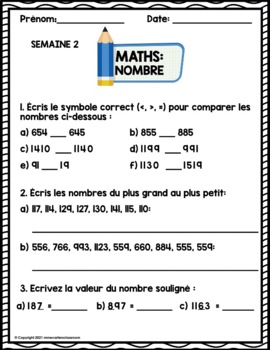 french homework for grade 3