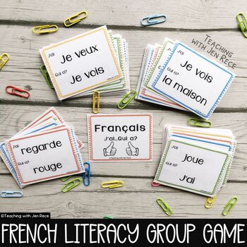 Preview of I Have, Who Has? French Vocabulary Building Card Game