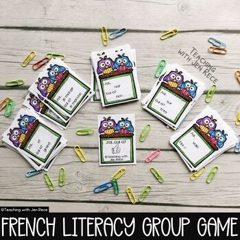 Preview of I Have, Who Has? French Vocabulary Card Game