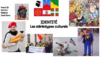 Preview of French IB DP (SL2 and HL2) Theme: Identite Culturelle