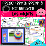 French Ice breaker Brain break Vocabulary Guess picture ga