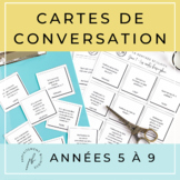 French Immersion Conversation Cards