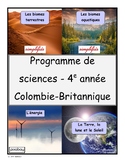 French Immersion Grade 4 Science Program (YEAR LONG CURRICULUM)