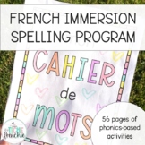 French Immersion Spelling Program