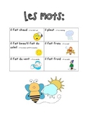 French Immersion Weekly Words Homework, Bell Work, Practic