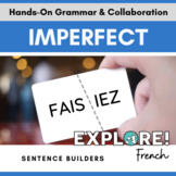 French - Imperfect / Imparfait - Sentence Builders hands-o