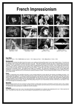 French Impressionism POSTER (.pdf) - Media Studies