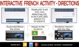 French Interactive Alphabet - Listening - Directions
