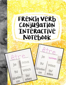 Preview of French Verb Conjugation Interactive Notebook