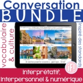 French Interpersonal Speaking Conversation BUNDLE