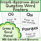 French Question Words Posters - French Interrogatives
