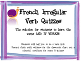 Awesome French Verbs Quizzes - Irregular