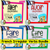 French Irregular Verbs Bundle - Aller, Avoir, Être, and Fa