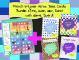 French Present Tense Irregular Verbs Task Cards Bundle wit