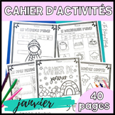 French January Math and Literacy Printable - Winter Phonic