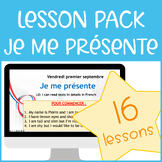 French 'Je me présente' Unit Plan - Full Teaching Kit with