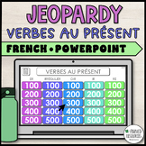 French Jeopardy game les verbes au présent