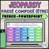 French Jeopardy game - verbes au passé composé aux. être