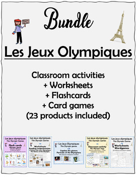 Preview of French–Jeux Olympiques/Olympic games-Bundle 23 products(Write/Speak/Listen/Read)