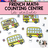 French Math Game for Kindergarten - Math Centre for Number