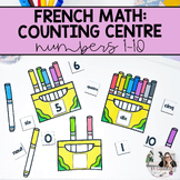 French Kindergarten Math Centres | French Counting Activit