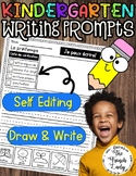French Kindergarten Writing Prompts with Word Bank & Editi