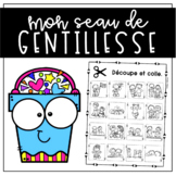French Kindness Bucket Worksheets & Activities - Mon seau 