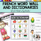 French Kwanzaa Vocabulary Word Wall Cards | Cartes de vocabulaire
