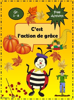 French L Action De Grace By Madamenix Teachers Pay Teachers