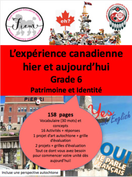 Preview of French: L'expérience canadienne, Sciences sociales, Gr.6, 158  slides