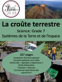 French: "La croûte terrestre", Sciences, Grade 7, 118 slides