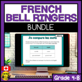 French Language Bell Ringers | BUNDLE | FRENCH