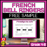 French Language Bell Ringers | Free Sample | FRENCH
