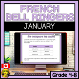 French Language Bell Ringers | janvier | FRENCH