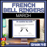 French Language Bell Ringers | mars | FRENCH