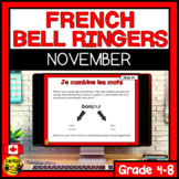 French Language Bell Ringers | novembre | FRENCH