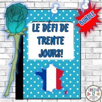 Preview of French: Le  Défi de 30 Jours! BUNDLE