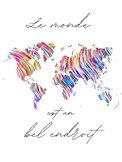 French: Le monde est un bel endroit
