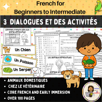 Preview of French Les Animaux domestiques | Domestic animals | Animaux de compagnie