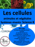 French: "Les cellules", Sciences, Grade 8, 183 slides UPDATED