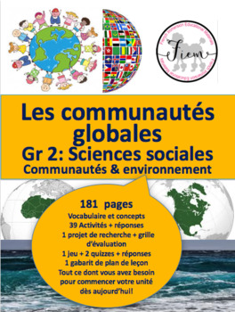 Preview of French: Les communautés globales, Gr.2, Sciences sociales, 181 slides
