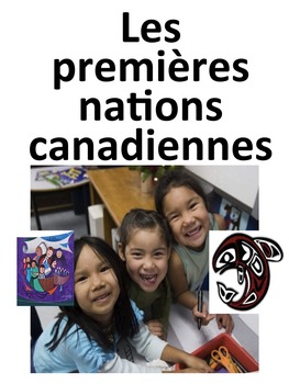 Preview of French: Les autochtones canadiens, Cartes  éclairs, French Immersion