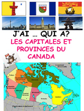 French: Les provinces/territoires et capitales du Canada, 