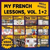 FRENCH LESSON PLANS MEGA BUNDLE ⭐ French Activities Games 