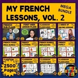 French Lesson Plans French Activities Games Mega Bundle Vo