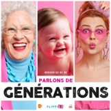 French: Let's talk about generations