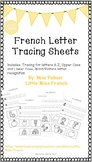 French Letter Tracing Sheets