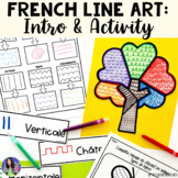 French Line Art Lesson & Project | Les Types de Lignes