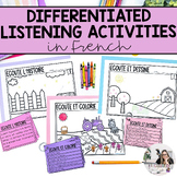 French Listening Activities for Primary Students - Activit