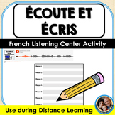 French Listening Center Activity - Listen & Write - Centre